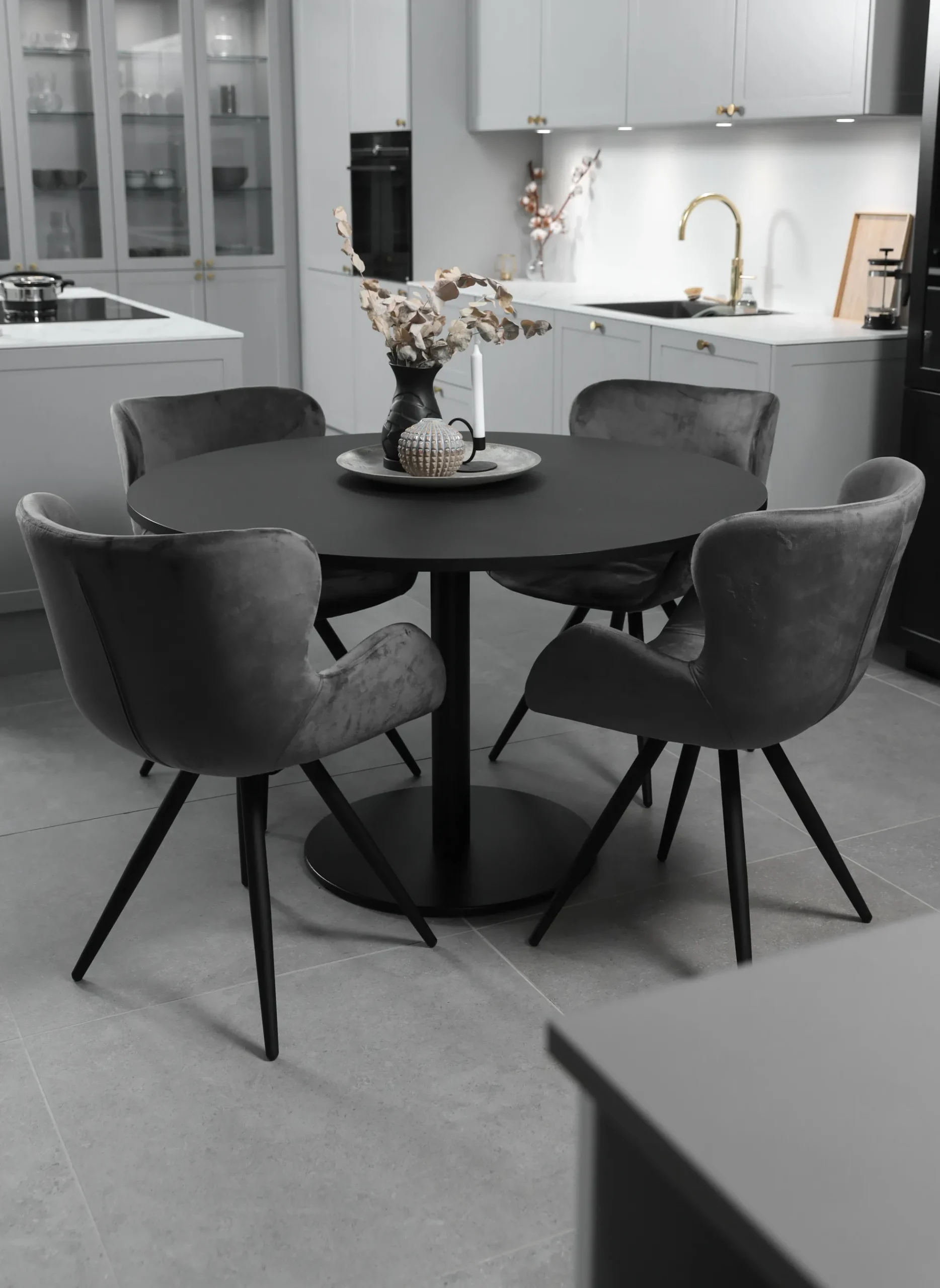 Alma grå velour