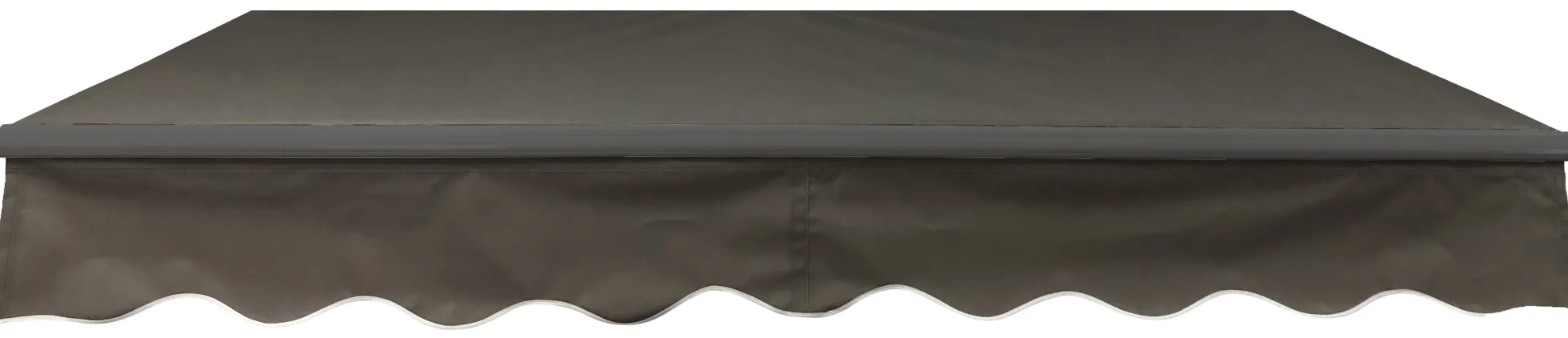 Åben markise 350x250cm antracitgrå/antracitgrå