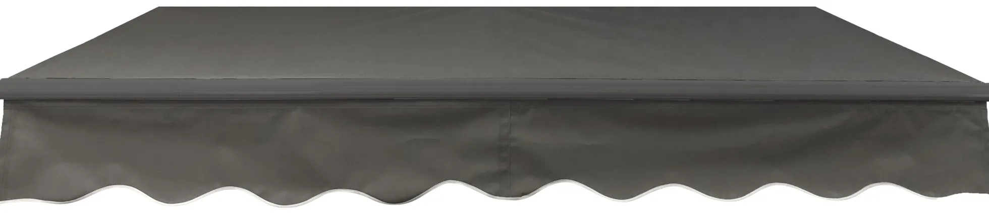 Åben markise 400x250cm antracitgrå/antracitgrå