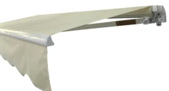 Åben markise 400x250cm creme/hvid