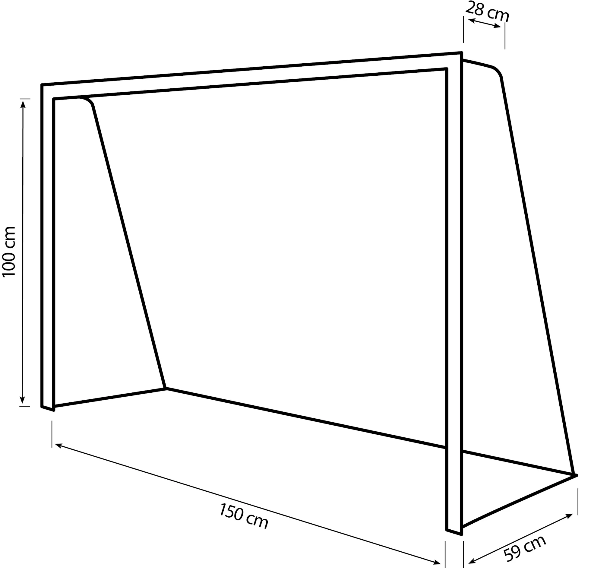 Bestplay fodboldmål 150x100cm + rebounder 90x90cm + airdummy 180cm