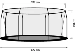 Bestplay Premium med sikkerhedsnet ø427cm Soft