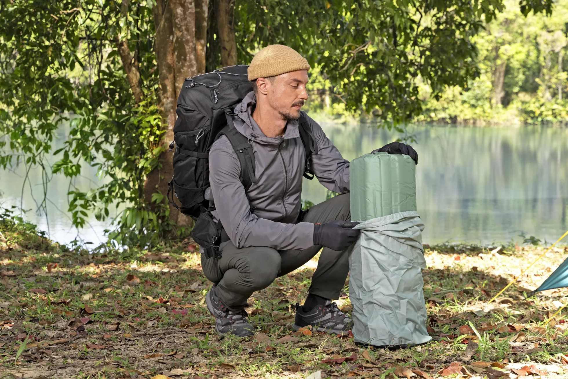 Bestway ComforTrek selvoppustelig 183x63,5x7,6cm