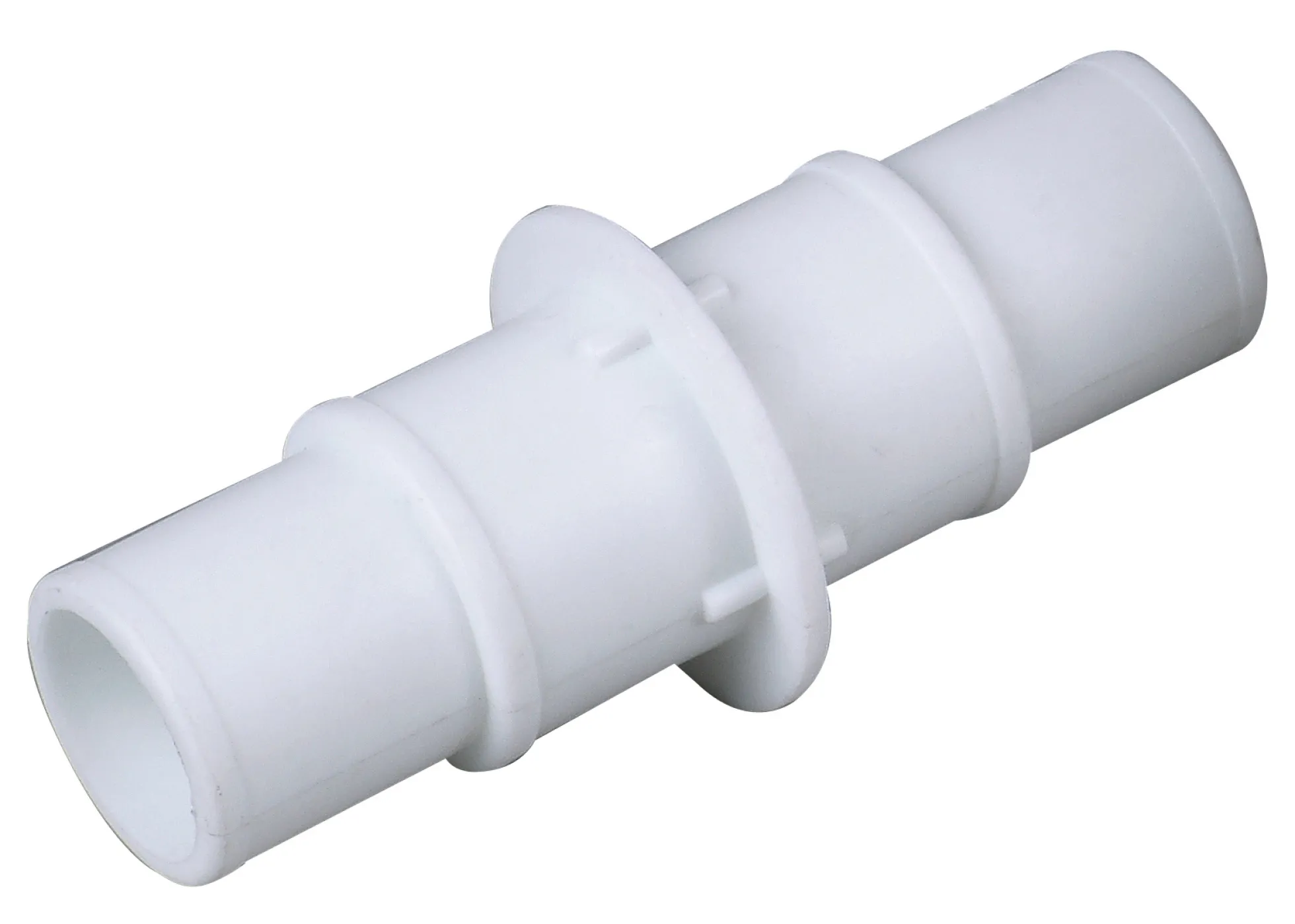 CoolSplash samlestykke til slange ø32+38mm hvid