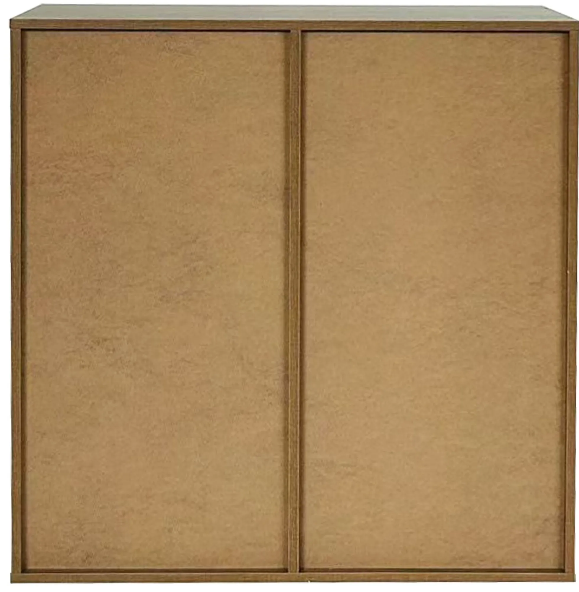 Drammen væghængt valnød 69,6x69,6x38cm