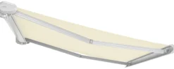 Elektrisk markise lukket 300x250cm creme/hvid
