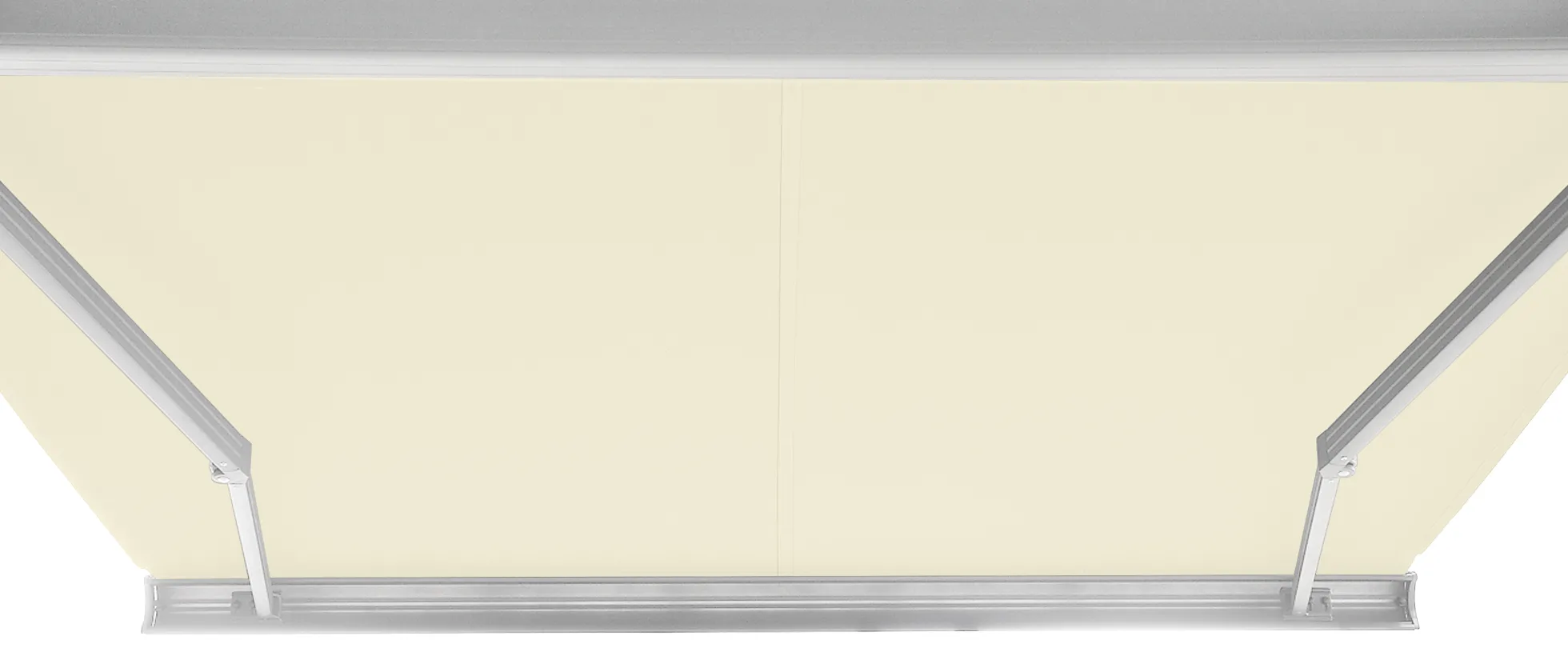 Elektrisk markise lukket 300x250cm creme/hvid