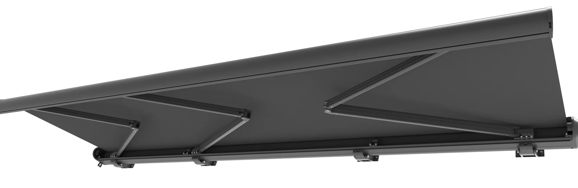 Elektrisk markise lukket 550x300cm antracitgrå/antracitgrå