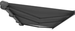 Elektrisk markise lukket 550x300cm antracitgrå/antracitgrå