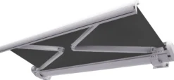 Elektrisk markise lukket 300x250cm antracitgrå/hvid