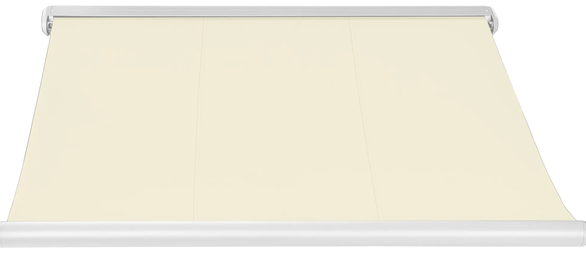 Elektrisk markise lukket 450x300cm creme/hvid