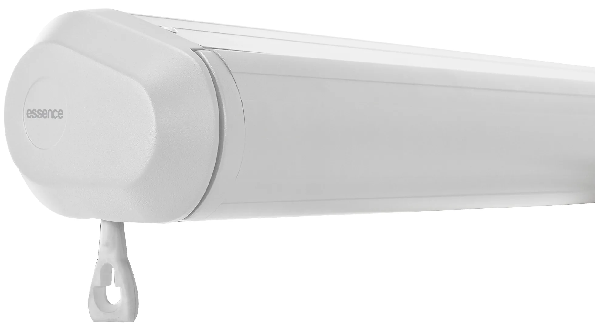 Elektrisk markise lukket 500x300cm creme/hvid