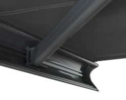 Elektrisk markise lukket 700x300cm antracitgrå/antracitgrå