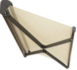 Essence åben elektrisk markise 300x250cm creme/antracitgrå