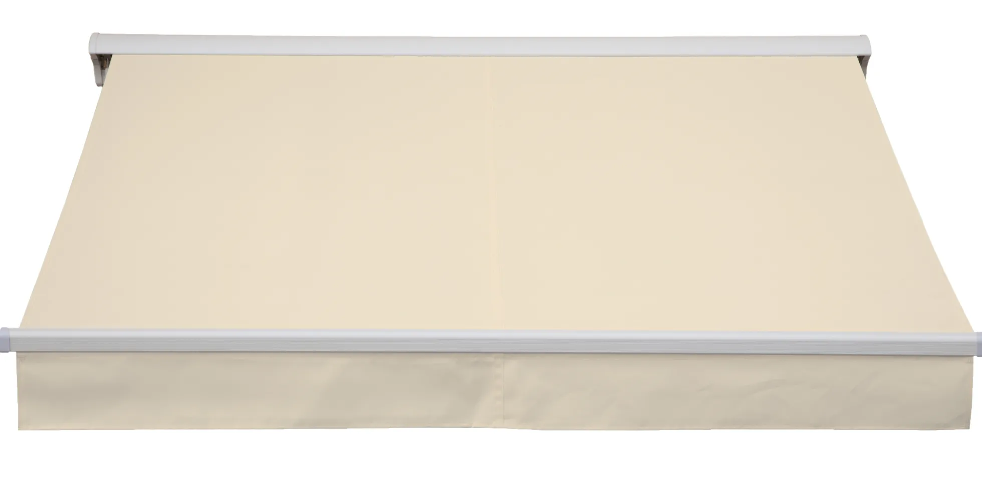 Essence åben elektrisk markise 300x250cm creme/hvid
