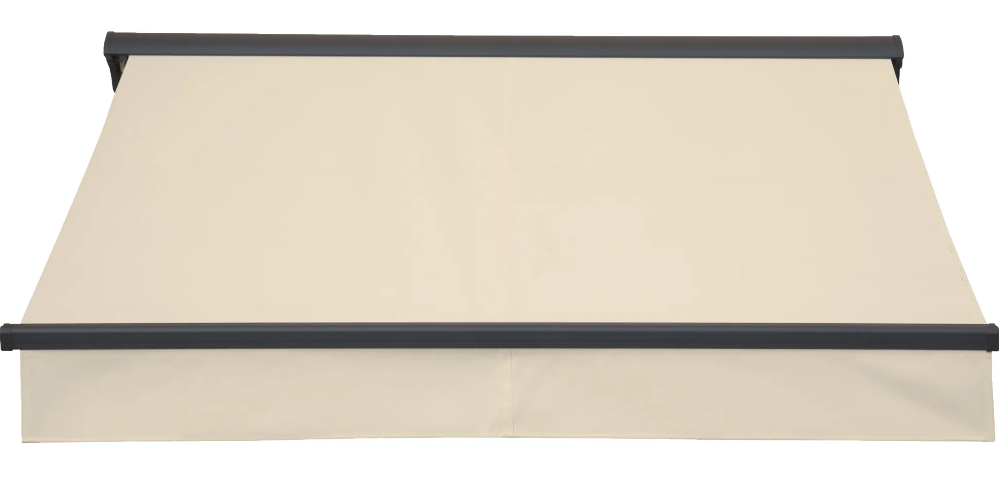 Essence åben elektrisk markise 400x300cm creme/antracitgrå