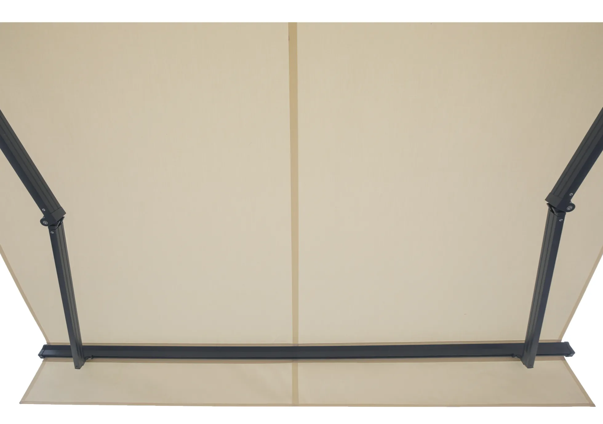Essence åben elektrisk markise 400x300cm creme/antracitgrå