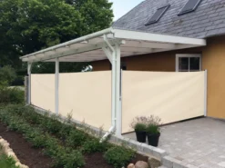 Essence læsejl lukket 300x120cm creme/hvid