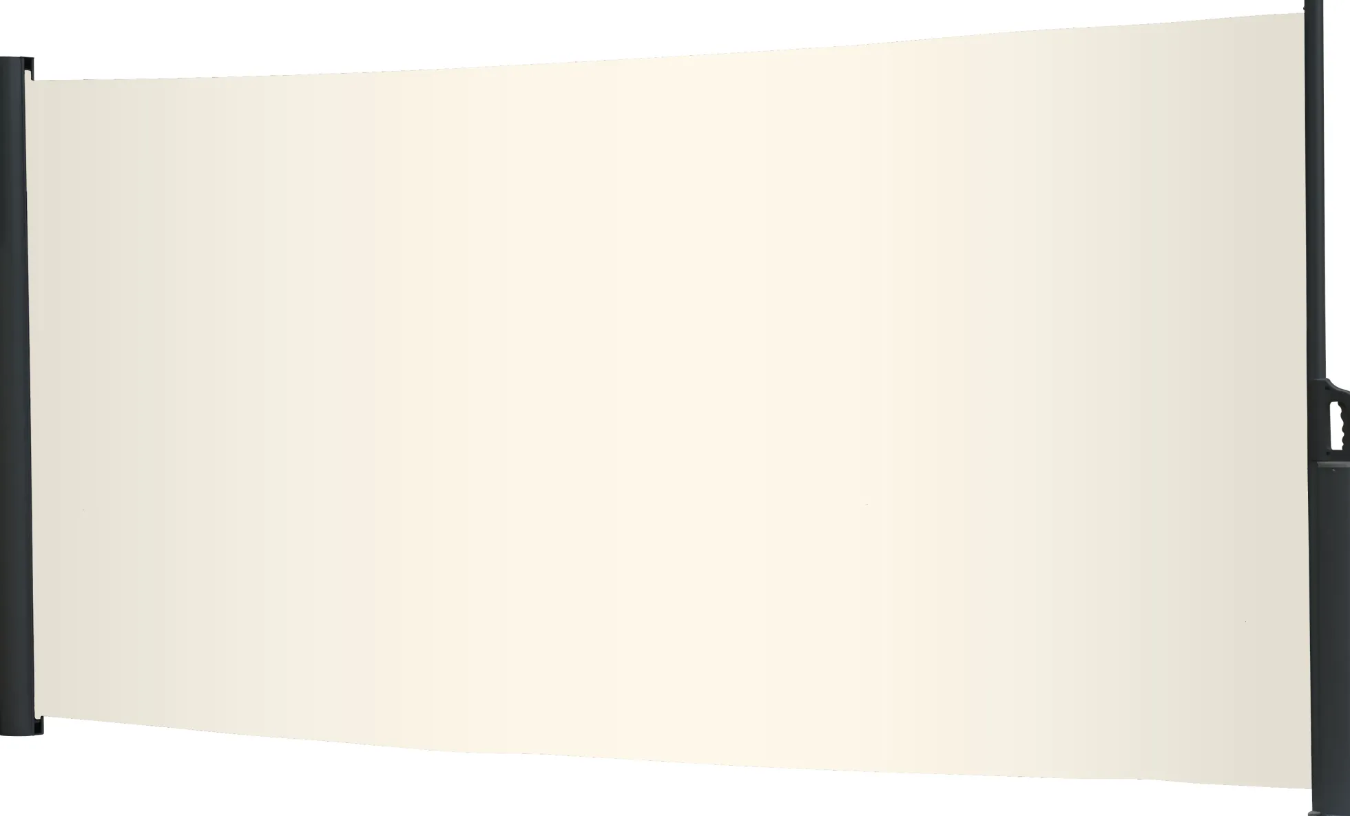 Essence læsejl lukket 400x140cm creme/sort
