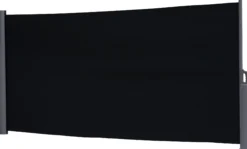 Essence læsejl lukket 500x140cm sort/antracitgrå
