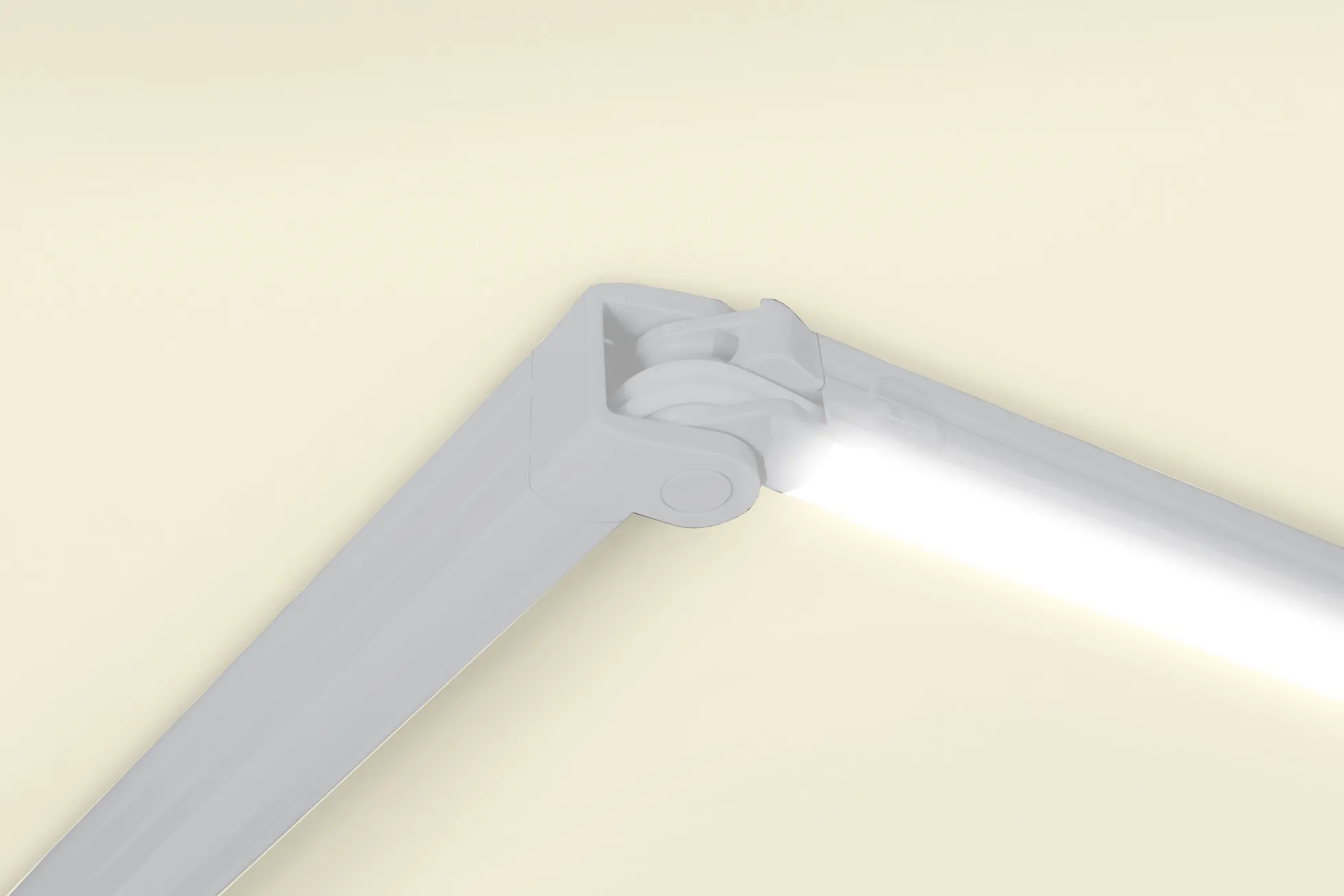 Essence Premium LED lukket 350x250cm creme/hvid