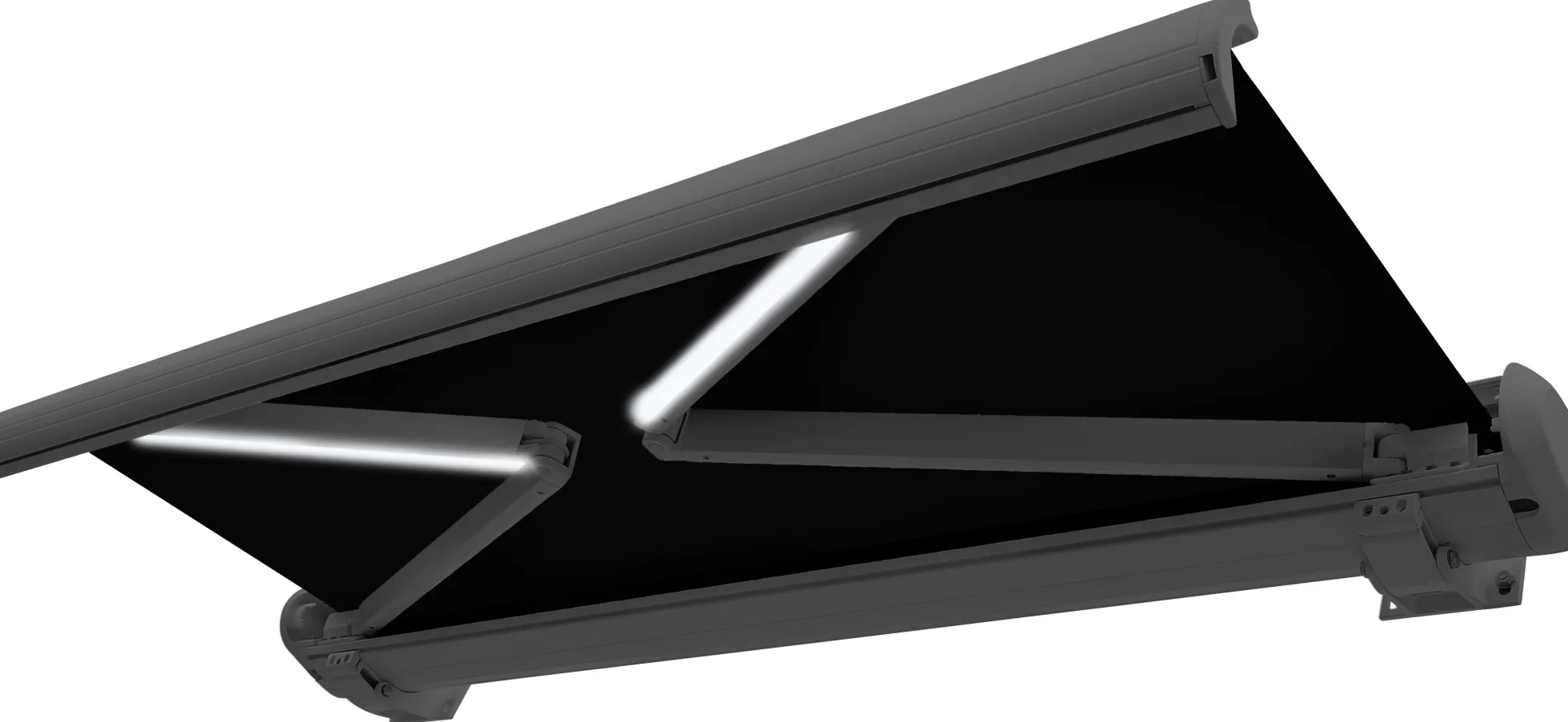 Essence Premium LED lukket 400x300cm sort/antracitgrå