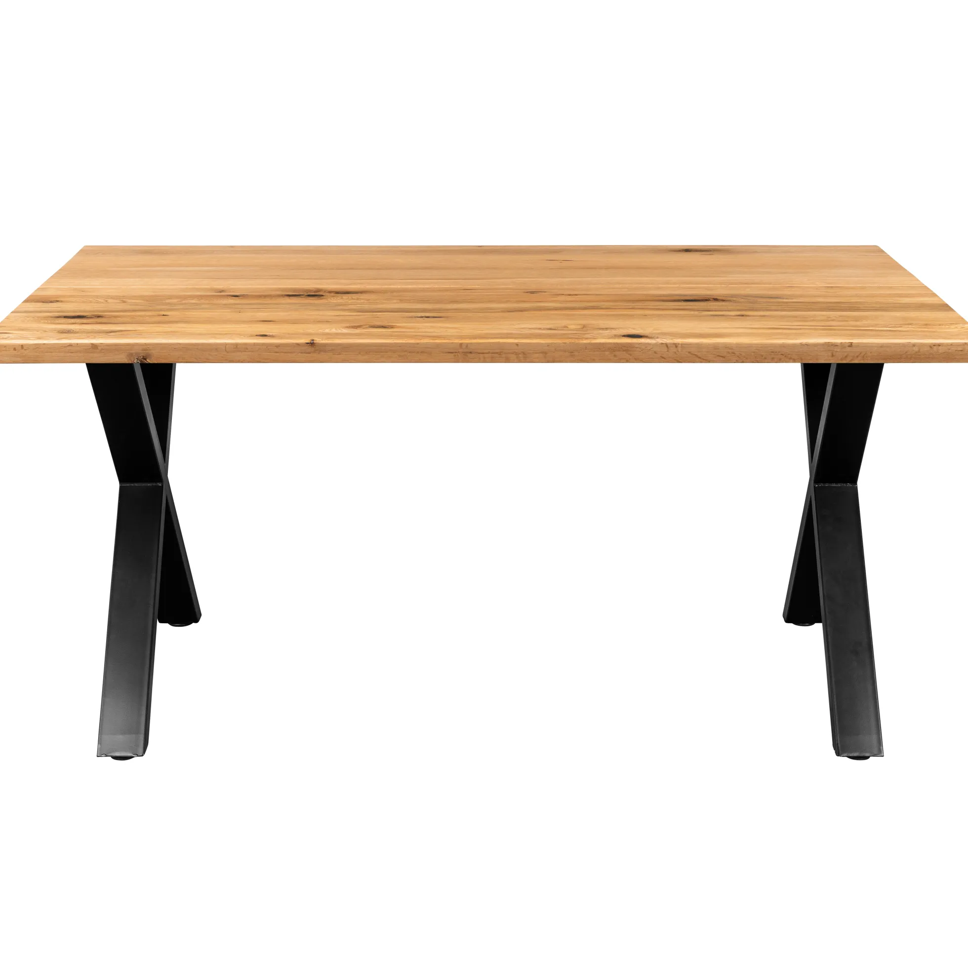 Firenze med krydsben 160x95x74cm eg natur/sort