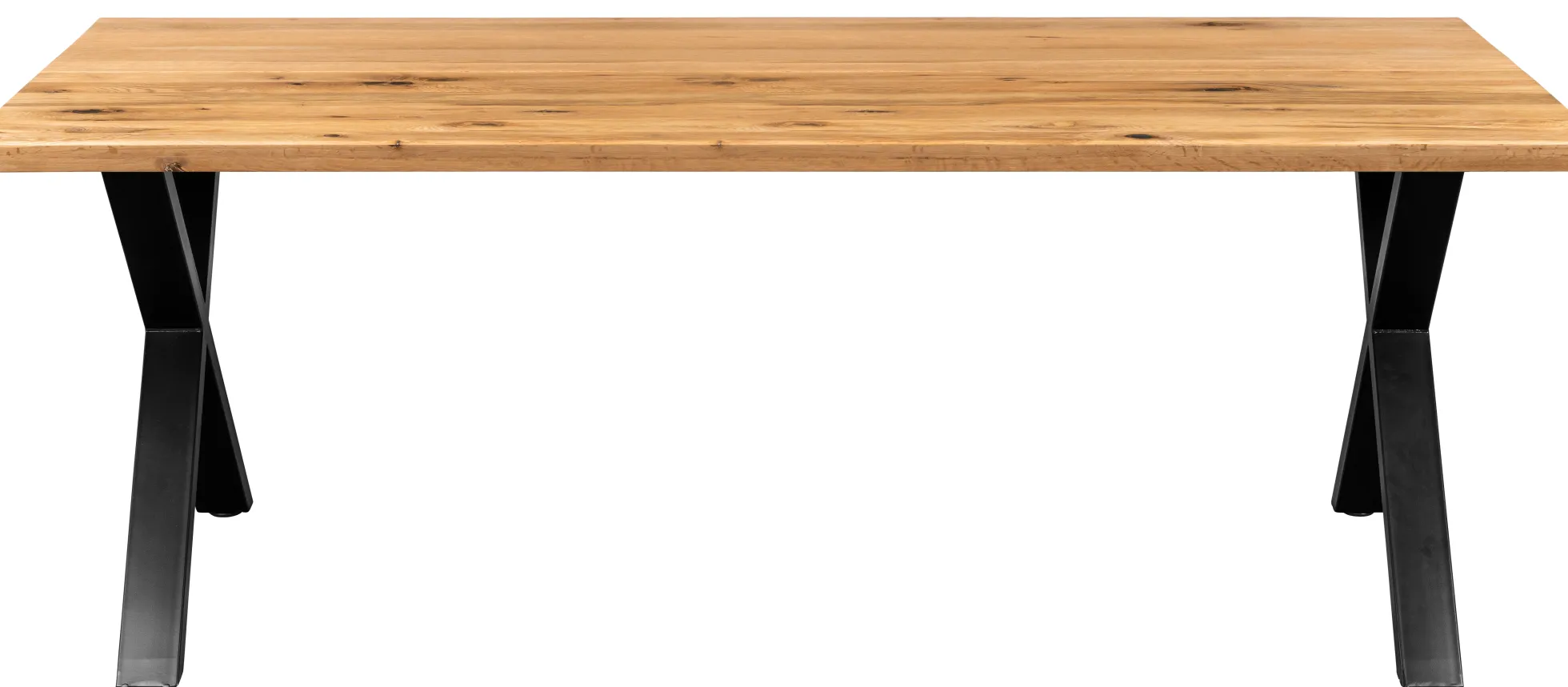 Firenze med krydsben 200x95x74cm eg natur/sort