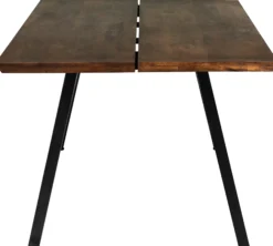Firenze med skråben 220x95x74cm eg smoked/sort