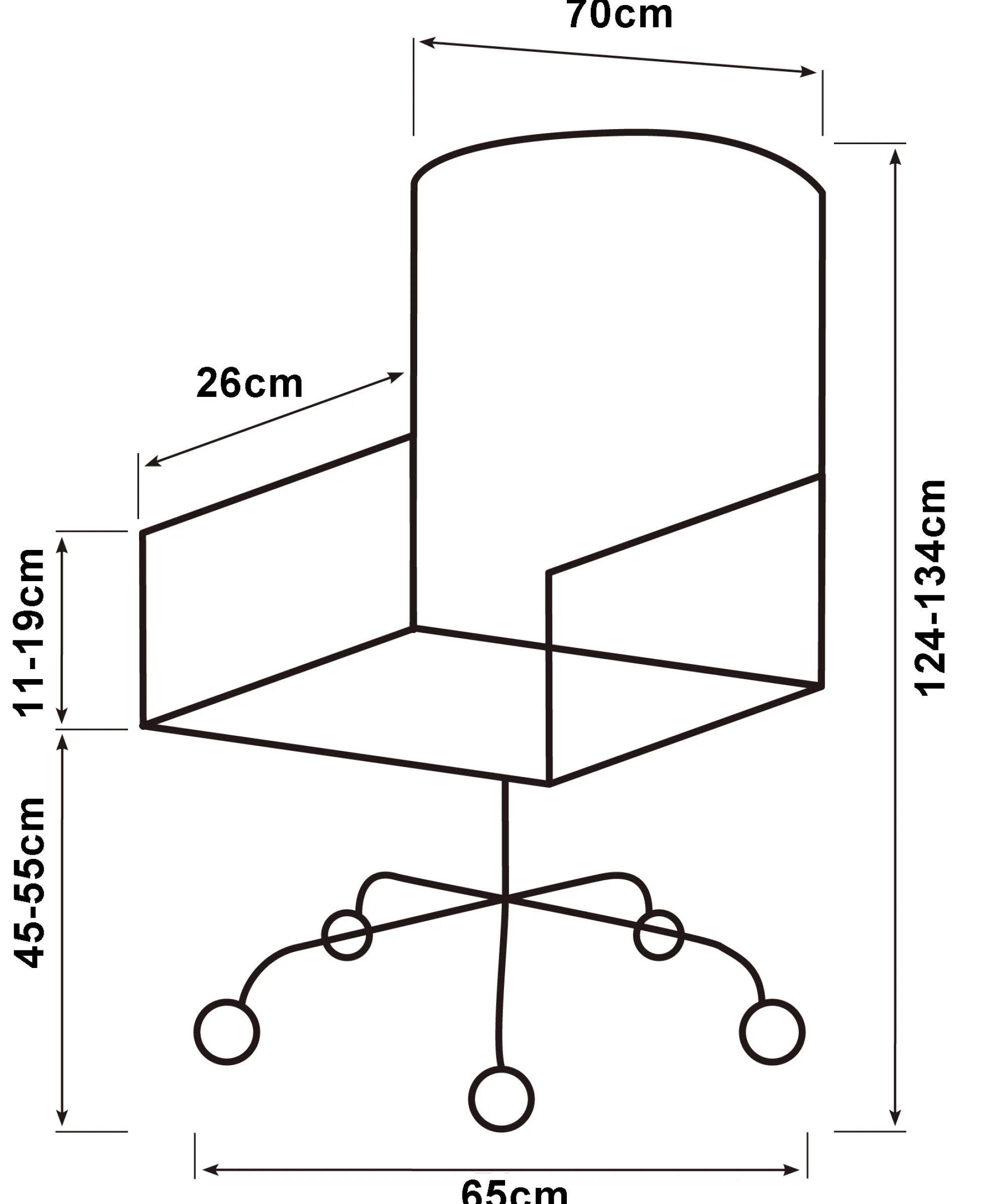 GameX Lopez LED kunstlæder sort/sort