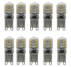 G9 LED 2,5W (10 stk.) varmt lys