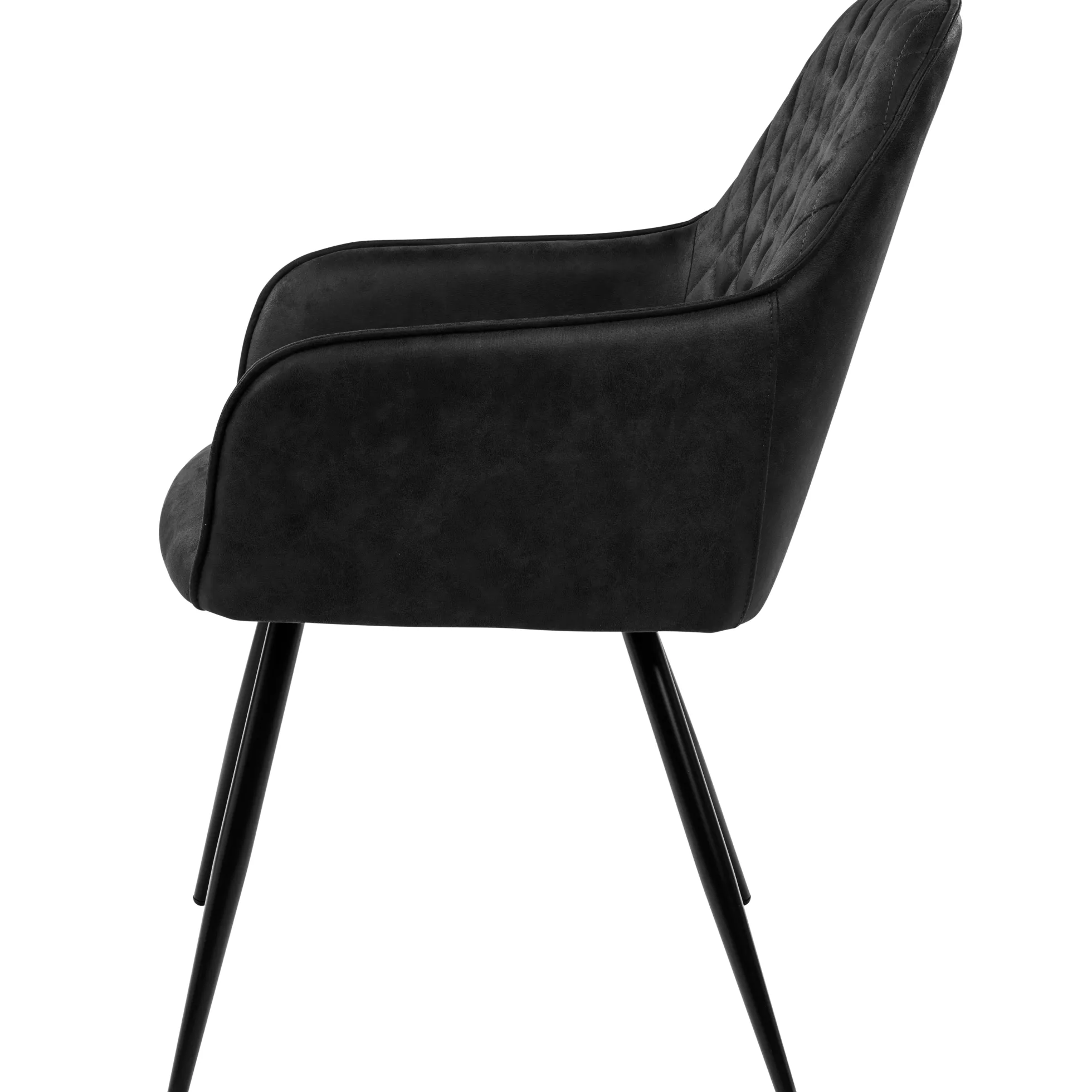 Hanne med drejefunktion suede sort