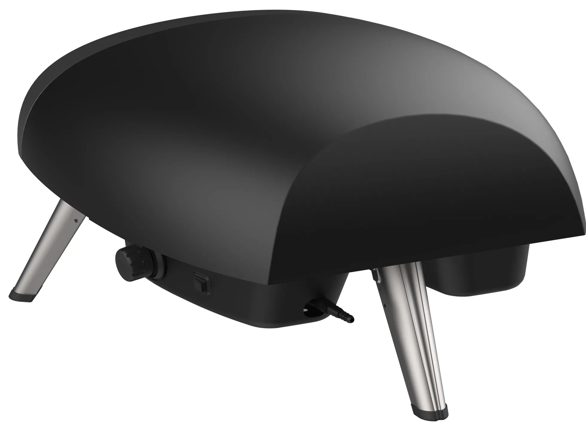 Heatus pizzaovn til gas 16" med rotation sort