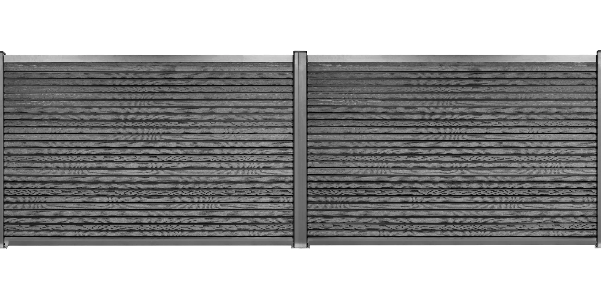 Komposithegnsæt 233x104cm antracitgrå