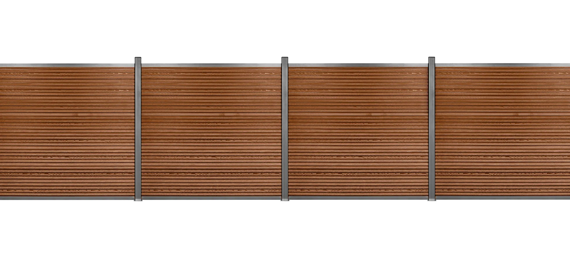 Komposithegnsæt 699x164cm brun