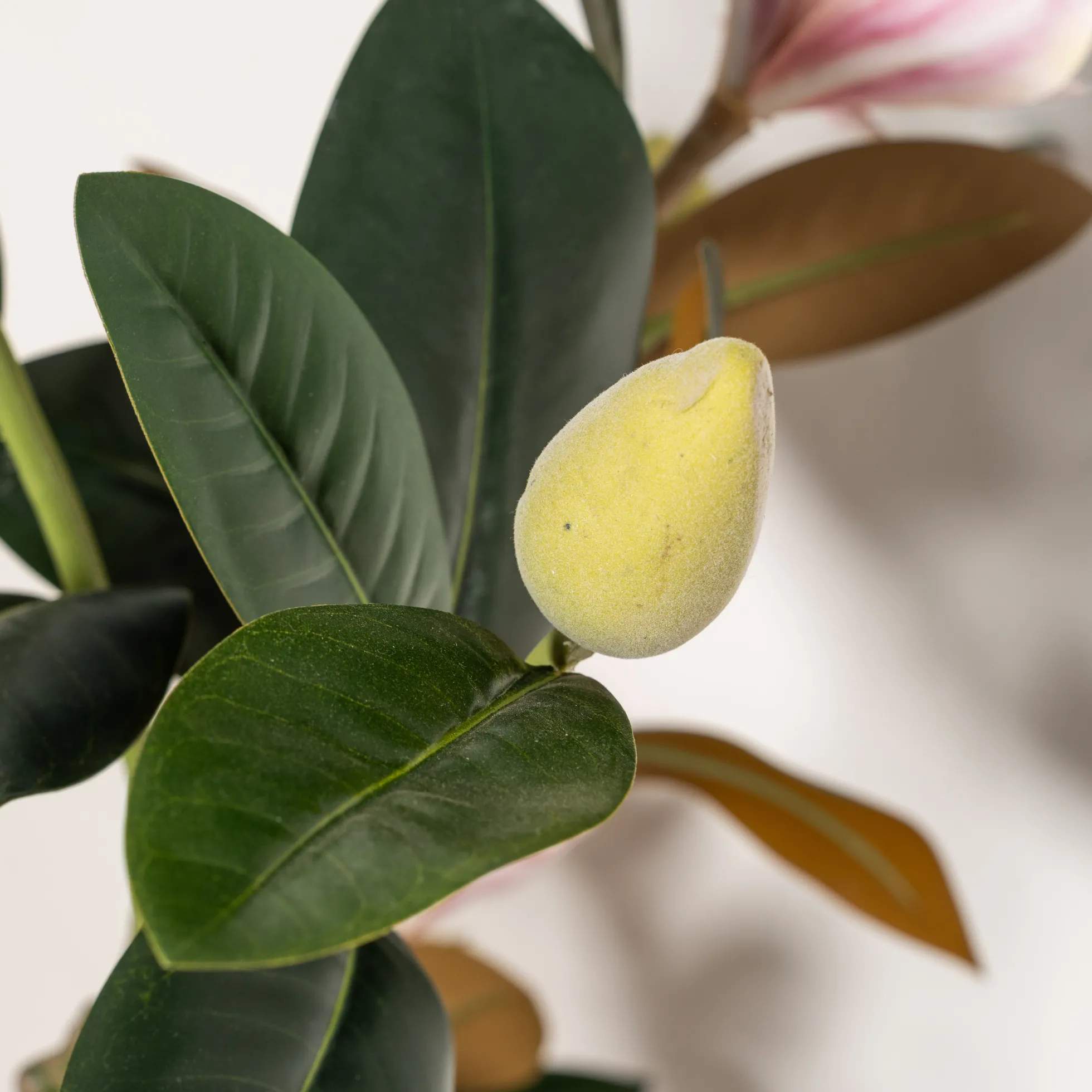 Kunstig magnolia-blomstertræ 120 cm