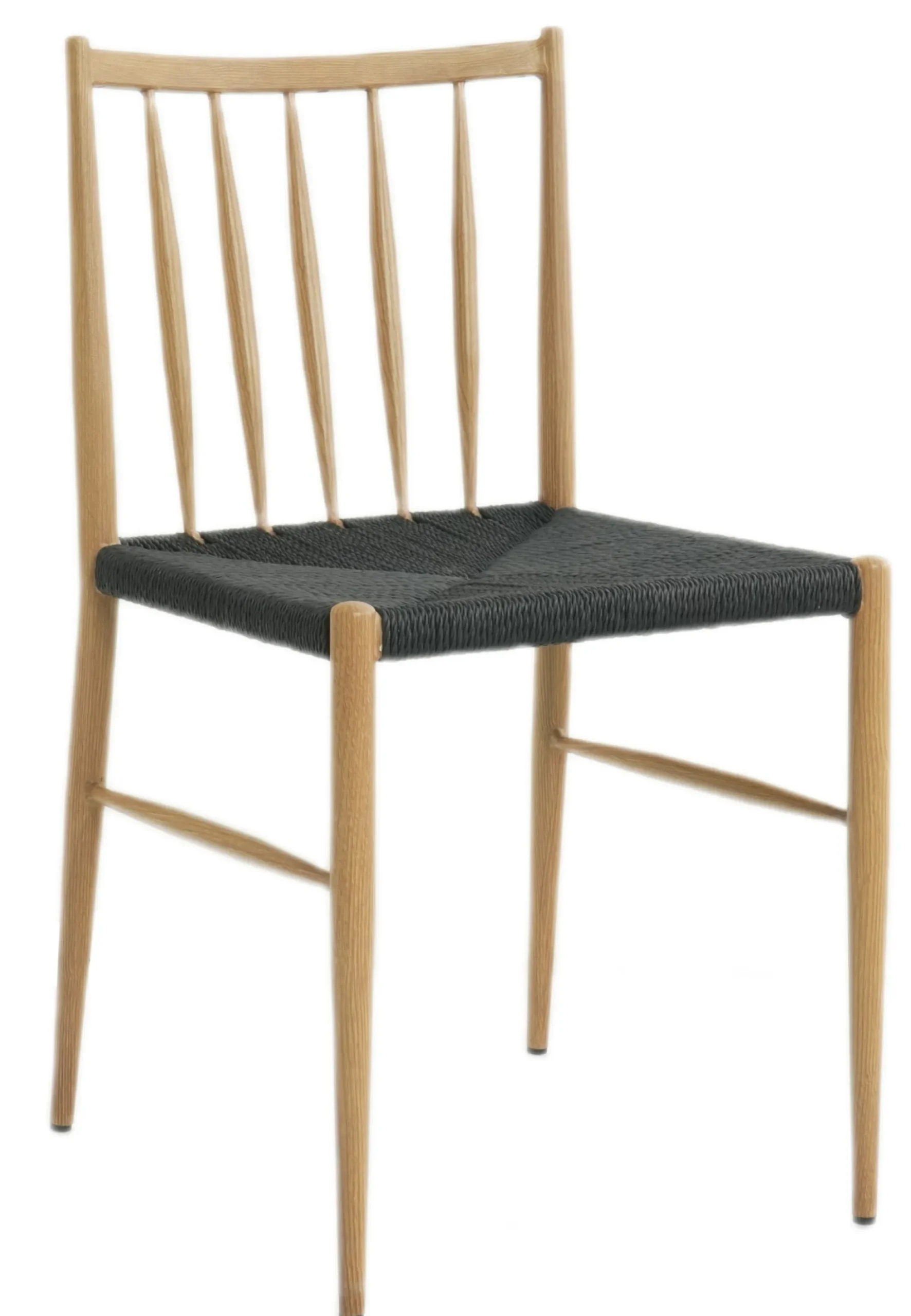 Mona med fletsæde natur/sort