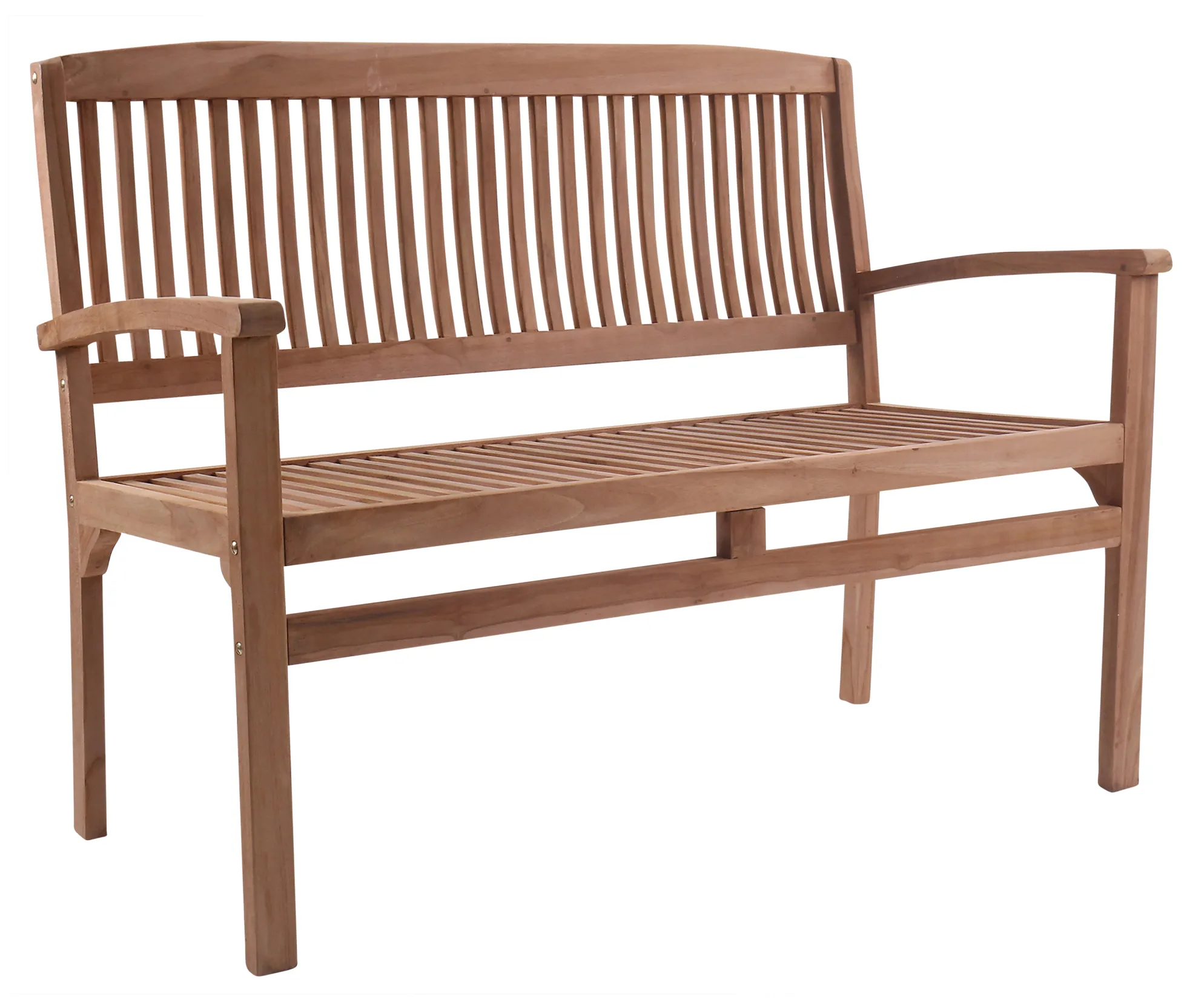 Nina bænk i kerne teaktræ 120x54x88cm