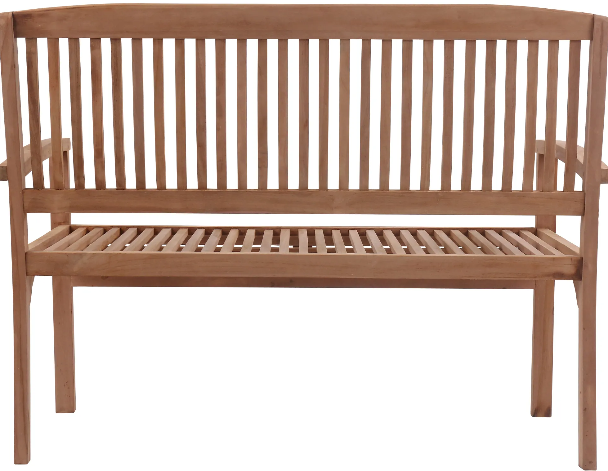 Nina bænk i kerne teaktræ 120x54x88cm