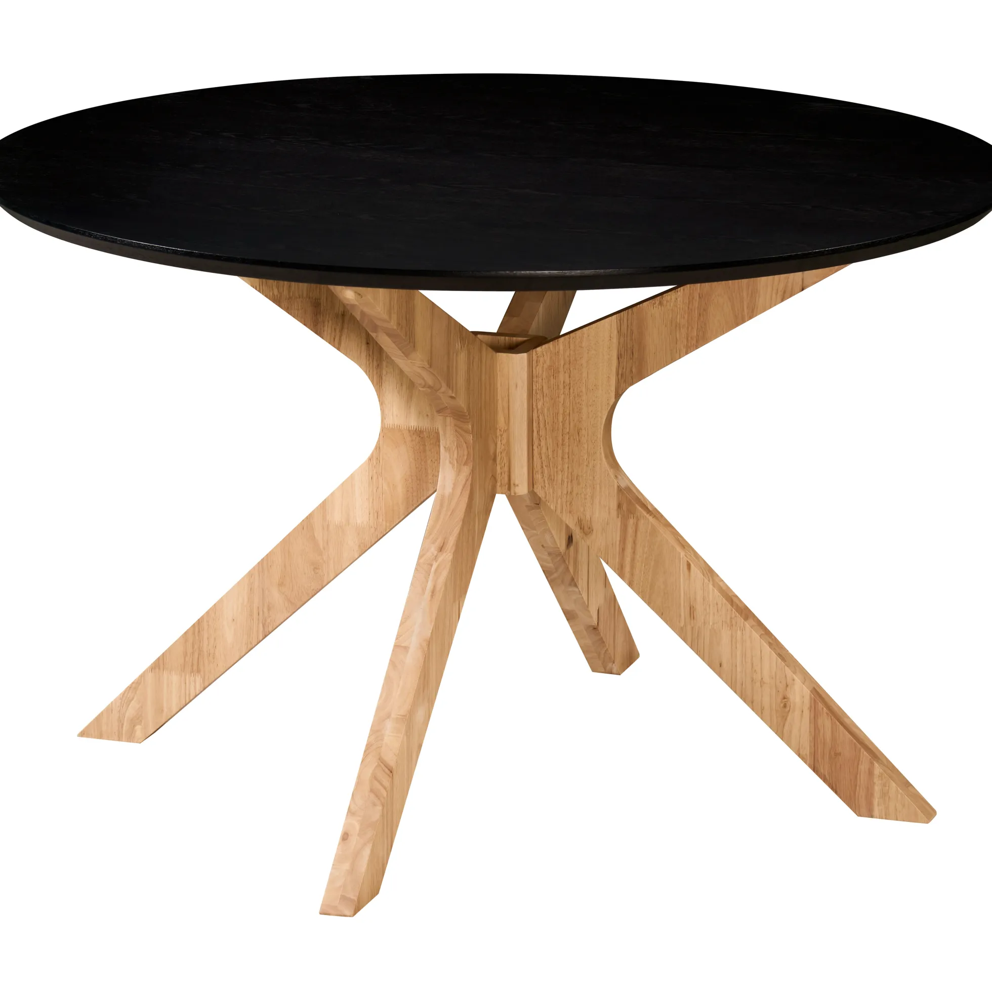Palmi 120x120x75cm eg sort/natur