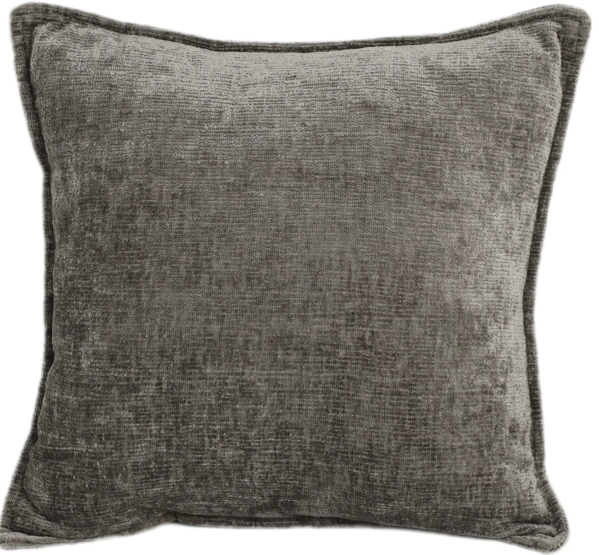 Pude velour grå 50x50cm