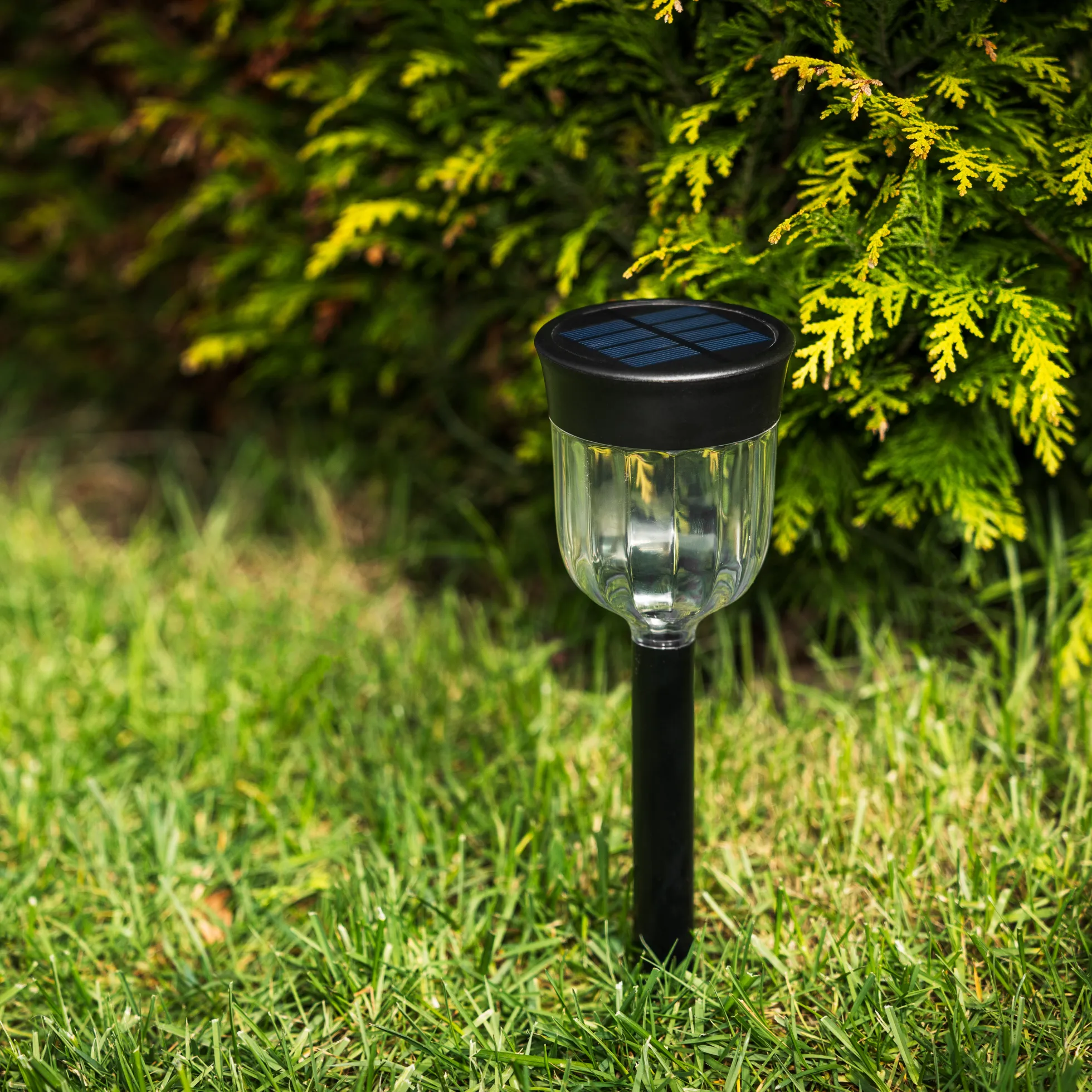 Solcelle lampe med LED lys