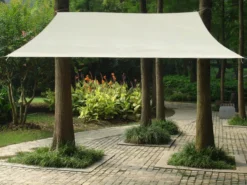 Solsejl creme LUX 5x5m