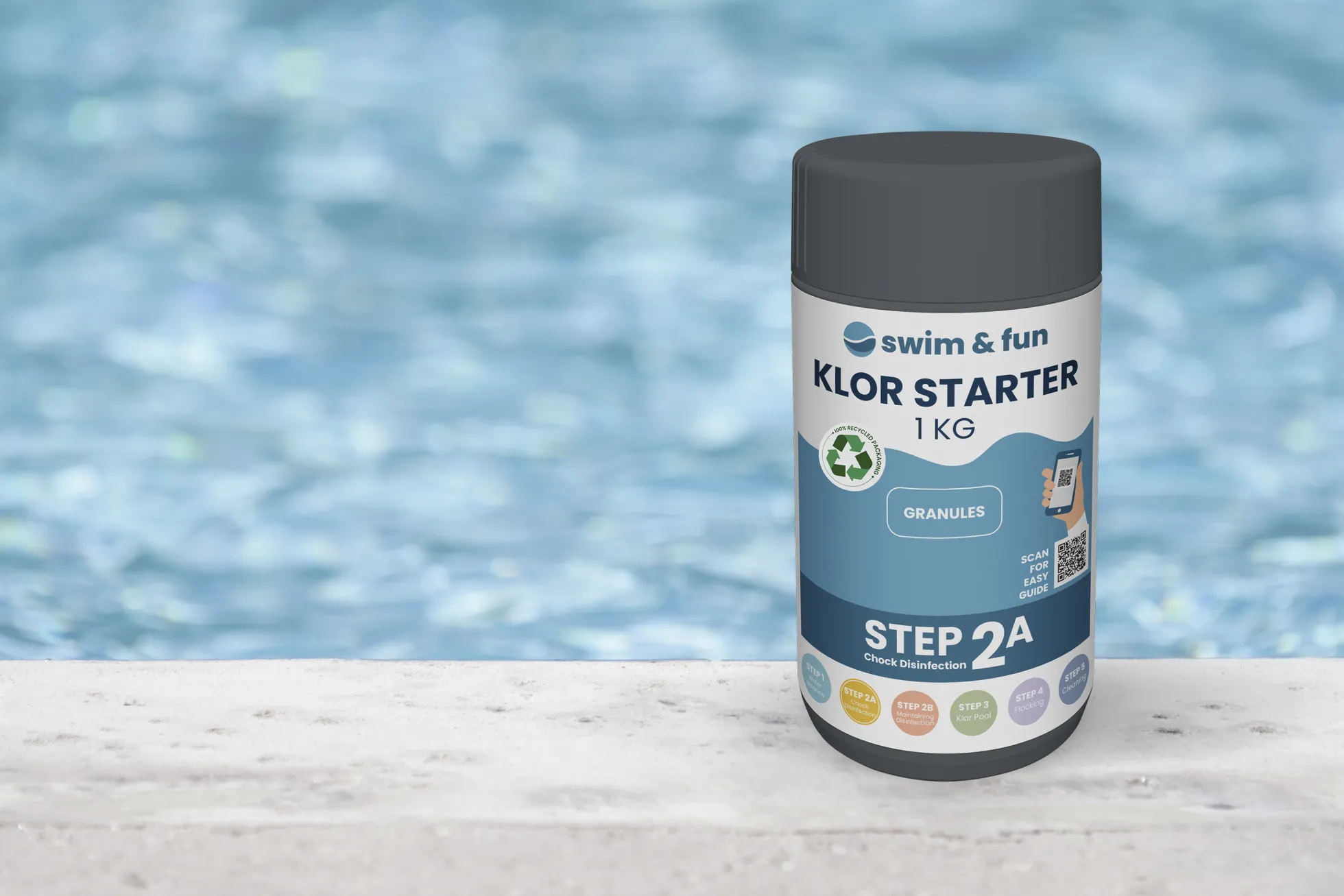 Swim & Fun Klor Starter 1kg