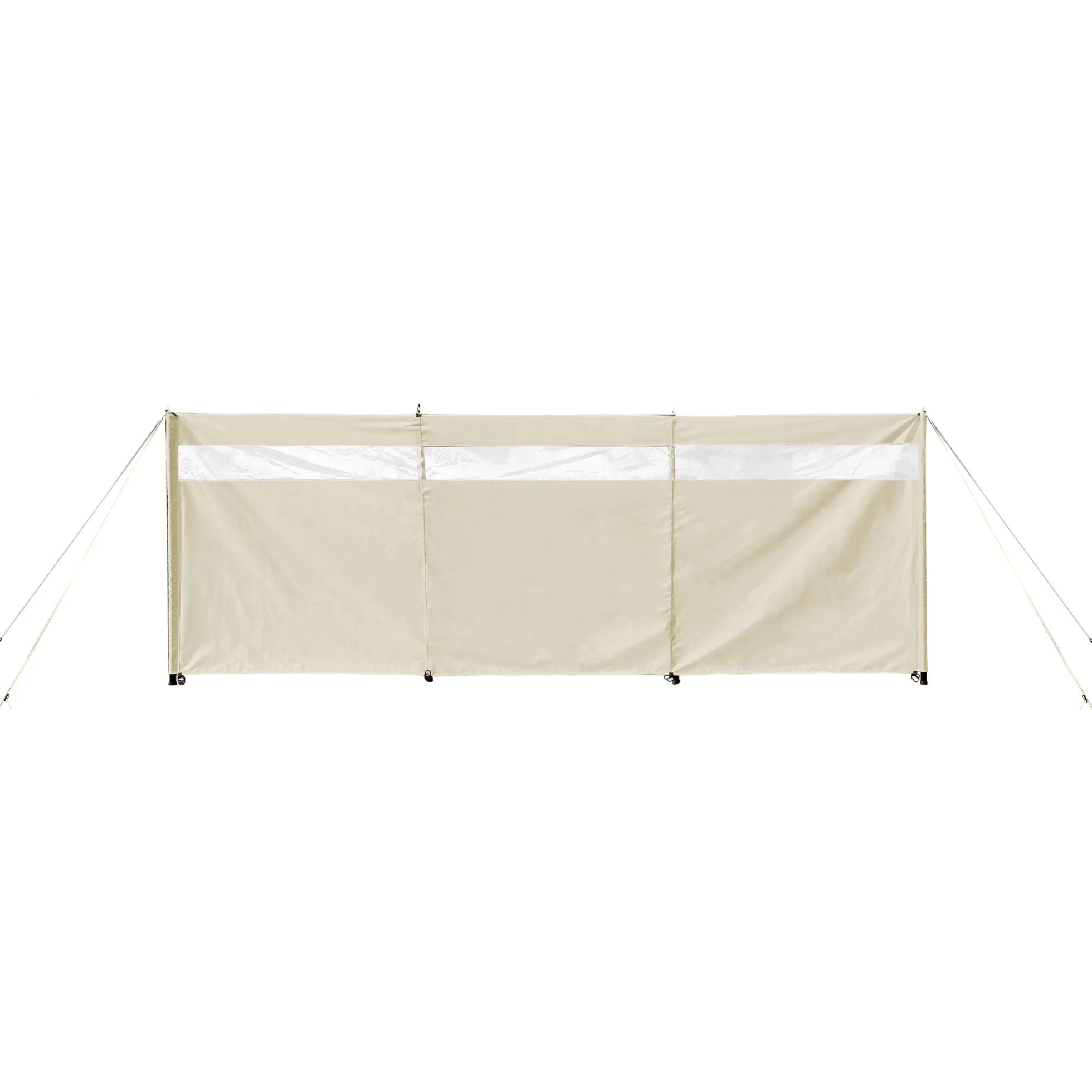 Vindsejl creme med vindue 400x140cm