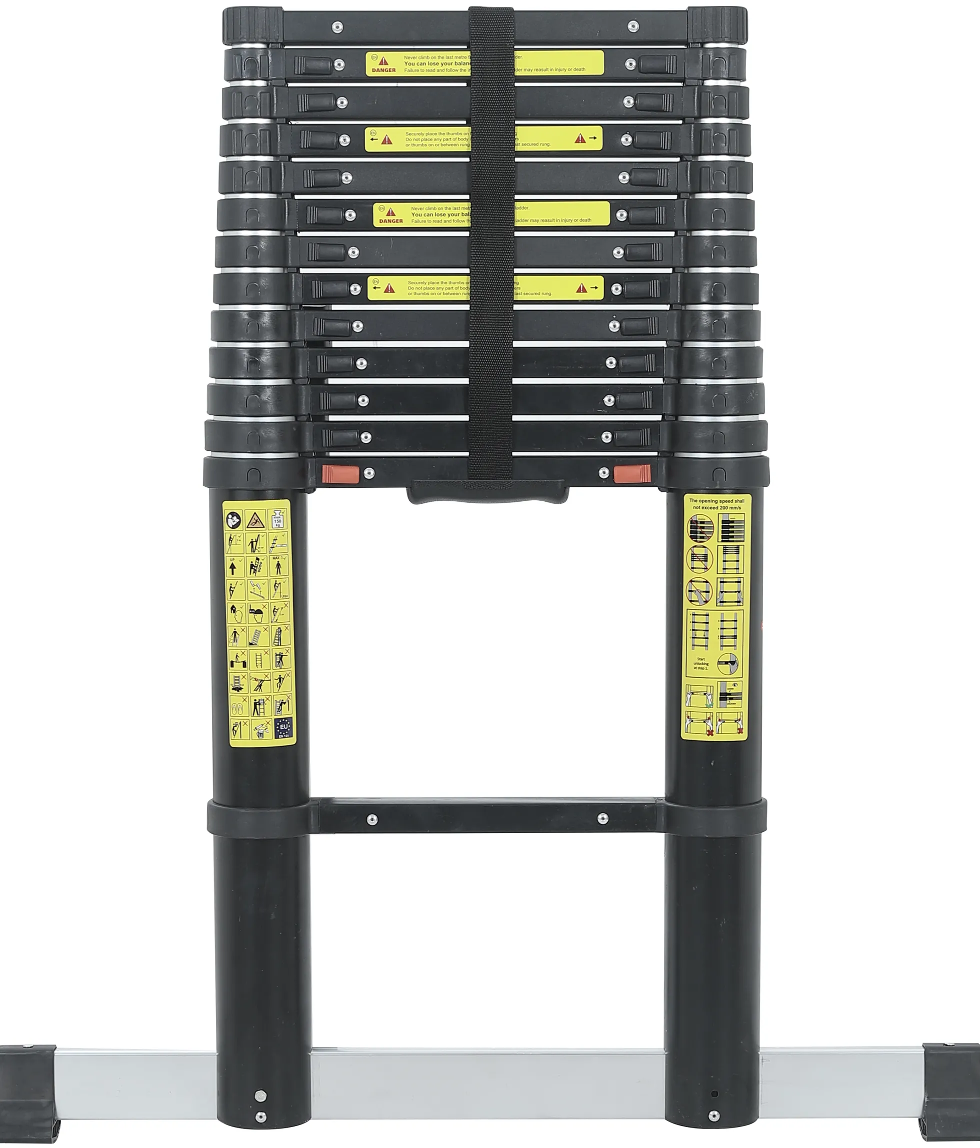 Workmann PRO teleskopstige 4,1m sort