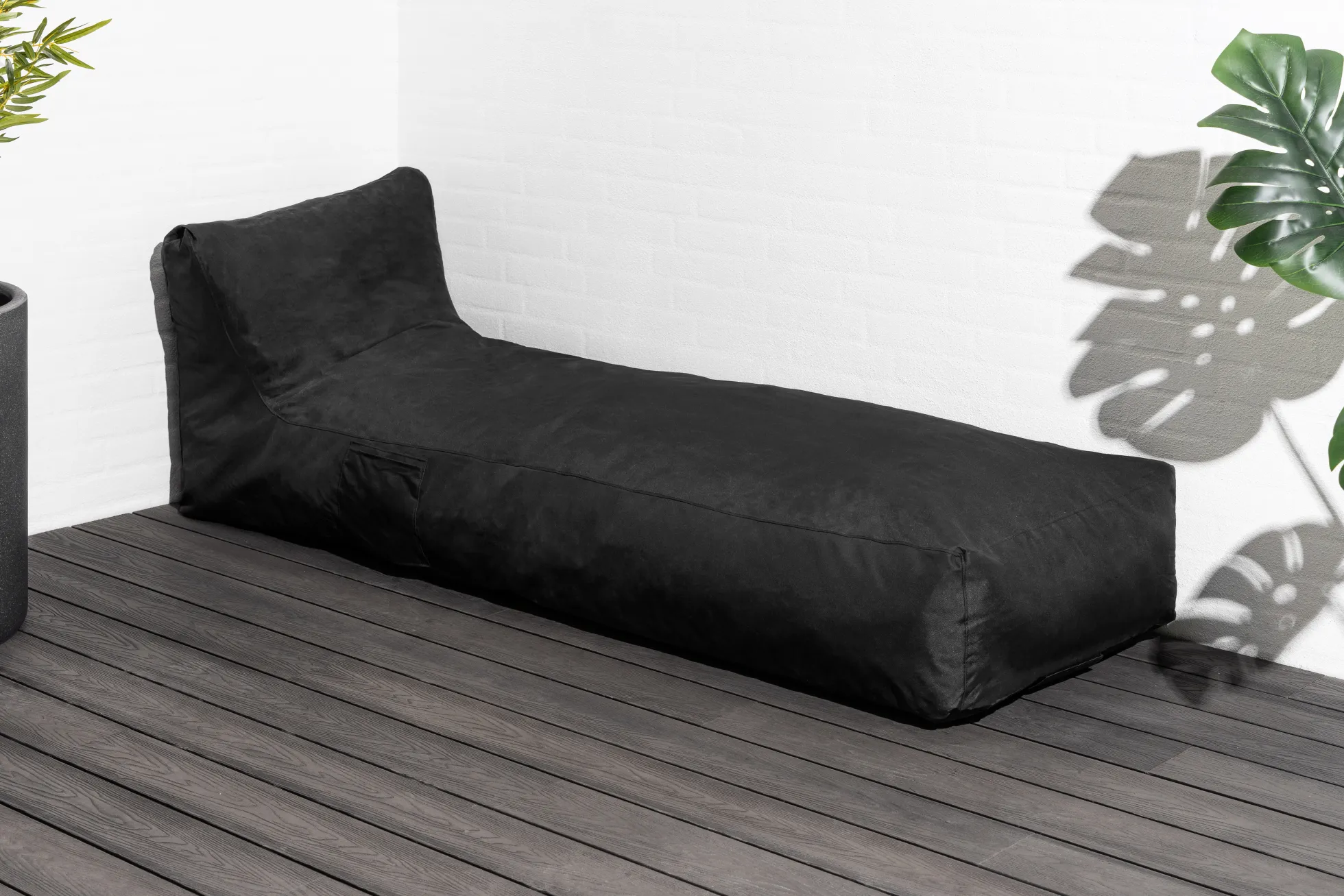XL lounge sækkestol sort